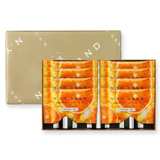 N.Y.キャラメルサンド N.Y.オレンジティーキャラメルサンド 8個入 1箱 袋付き チョコレート ブラウニー ニューヨークキャラメルサンド プレゼントの画像