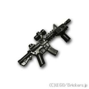 レゴ カスタムパーツ アサルトライフル M5A1 R.I.S：ブラック | lego 互換 ミニフィギュア 人形 ミリタリー 武器 銃 ライフルの画像