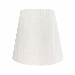 ランプ・シェード(lamp-shade) キャッチ式 交換用ランプシェード シャンタン ホワイト 直径20cm K-20130の画像
