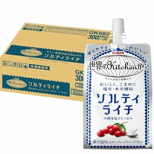 キリン 世界のKitchenから ソルティライチ パウチ 300g 24本 塩分・水分補給飲料 熱中症対策 スポーツドリンクの画像