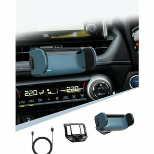 BIBIBO トヨタ RAV4 新型 RAV4 専用 Toyota RAV4 車載 スマホスタンド 携帯ホルダー エアコン 電動型 RAV4 スマホホルダー 車 RAV4アクセサリー 自動開閉 エアコン吹き出し口 車用スマホスタンド 360の画像