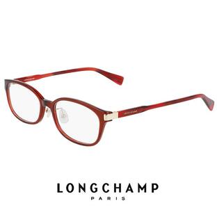 ロンシャン レディース メガネ lo2652j 602 longchamp 眼鏡 ジャパンフィットモデル 赤縁 赤ぶち フレーム ウェリントン型の画像