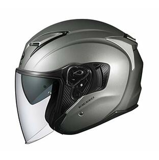 オージーケーカブト(OGK KABUTO)バイクヘルメット ジェット EXCEED クールガンメタ (サイズ:XS) 576967の画像