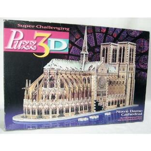 Notre Dame Cathedral, 952 Piece 3D Jigsaw Puzzle Made by Wrebbit Puzz-3D by puzz 3dの画像