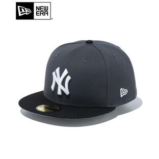 NEW ERA ニューエラ キャップ 59FIFTY Shadow ニューヨーク・ヤンキース ダークグラファイト 14109882 メンズ レディース 帽子 cap ベースボールキャップの画像