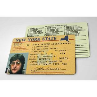 ミュージシャン【 Beatles / ビートルズ / John Lennon / ジョン・レノン 】1979年 / IDカード/レプリカ/コレクション-1の画像