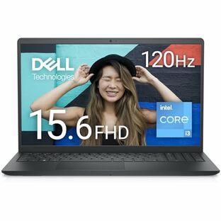 【Amazon.co.jp限定】 Dell ノートパソコン Inspiron 15 3520 15.6インチ Intel Core i3-1215U メモリ8GB SSD512GB Windows 11 カーボンブラック 翌営業日対応オンサイト出張修理サービス1年 NI325A-EHLBの画像