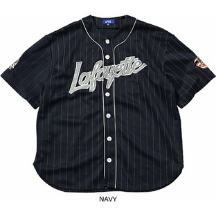 LFYT Lafayette ラファイエット LFYT 20TH ANNIVERSARY BASEBALL SHIRT LS230202 エルエフワイティー トゥエンティース アニバーサリー ベースボール シャツ 半袖 トップス ロゴ 20周年 限定 モデル 野球 ストライプ プレゼント ギフト 即日発送 翌日配達 正規品 送料無料の画像