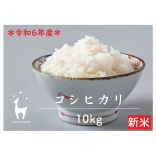 【ふるさと納税】【京都ファーム】令和6年産 京都ファームのコシヒカリ 精米10kg | 新米 令和6年度産 こしひかり 京都産 京都米 米 お米 ごはん 10キロの画像