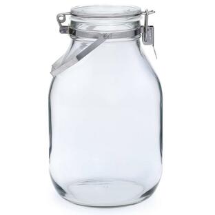 星硝 東洋佐々木ガラス セラーメイト 取手付 密封瓶 保存容器 梅酒 びん 果実酒 づくり 3L ガラスの画像