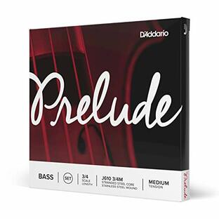 D'Addario ダダリオ ウッドベース(コントラバス)弦 J610 3/4M Prelude Bass Strings/SET 【国内正規品】の画像