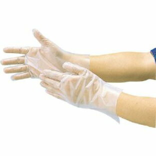 TRUSCO ポリエチレン製使い捨て手袋 Lサイズ DPM-1833-Lの画像