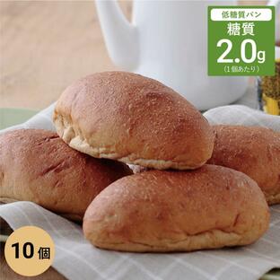 パン 低糖質 ふすまロールパン 10本 /糖質制限 ふすま ダイエット 糖質オフ 食物繊維 ロカボ 低GI フスマ 冷凍パンの画像