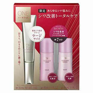 ONE BY KOSE(ワンバイコーセー) 【医薬部外品】 ザ リンクレス [薬用シワ改善クリーム] ラージサイズ 限定キット アイクリーム 無色 セット 30g 1 個の画像