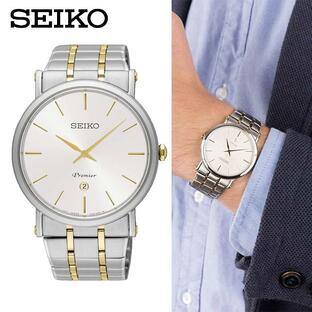 SEIKO セイコー SKP400P1 Premier プレミア クオーツ 腕時計 メンズ ウォッチ【純正BOX付属】プレゼント お祝い 誕生日の画像