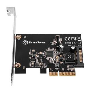 Silver Stone Silverstone(シルバーストーン) USB3.2 USB 増設 内側20ピン Key-Aコネクタ付き PCI Expressの画像