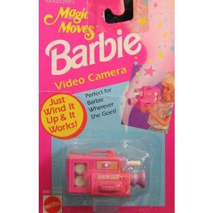 Magic Moves Barbie(バービー) VIDEO CAMERA - Wind It Up & It Works! (1993 Arcotoys， Mattel)の画像