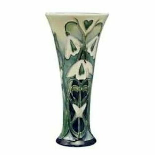 【送料無料】キッチン用品・食器・調理器具・陶器 古いタプトンウェアスノードロップフラワーデザイン花瓶Old Tupton Ware Snowdrop Flower Design Vase 8 TW6527の画像