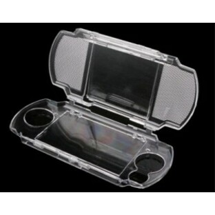 SONY PSP 対応 アクセサリー クリスタル クリア ハード ケース 保護 カバー オリジナルウエス付きの画像
