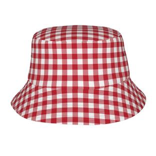 Ncpkcb Fisherman Hat for Women and Men Red White Buffalo Check P 並行輸入品の画像