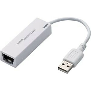 ロジテック 有線LANアダプタ USB 2.0 LAN-TXU2C(未使用の新古品)の画像