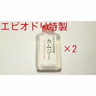 エビオドリ特製 ミネラル添加剤カムジー 2本(50ml/本）レッドビーシュリンプ シュリンプの画像