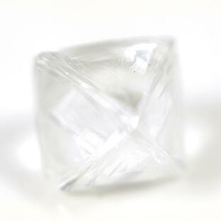 天然ダイヤモンド 原石 ルース(裸石) 0.538ct 蛍光性有り 日本宝石科学協会宝石ソーティング付 送料無料の画像