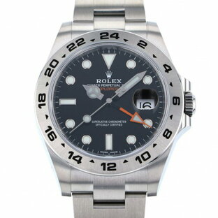 ロレックス ROLEX エクスプローラーII 216570 ブラック文字盤 新品 腕時計 メンズの画像