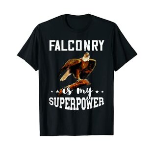 Falconry スーパーパワー ファルコンバード ファルコン ハンター バーダー Tシャツの画像