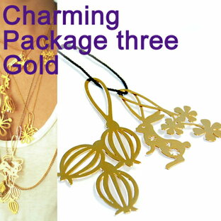 ペンダントヘッド チャーミング Charming 18203GO package3-Gold デザイン トード・ボーンチェ Tord Boontjeの画像