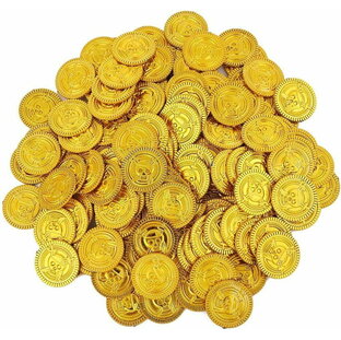 金貨 雑貨 おもしろ雑貨 コイン カジノ 宝箱 ゴールド お金 おもちゃ 古銭 海賊の画像