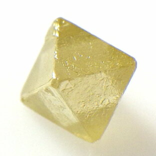 【正八面体ソーヤブル＆無処理】イエローダイヤモンド原石 正八面体 約0.15ctsの画像