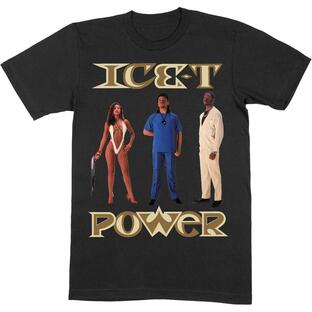 (アイス-T) Ice-T オフィシャル商品 ユニセックス Power Tシャツ コットン 半袖 トップス RO2817 (ブラック)の画像