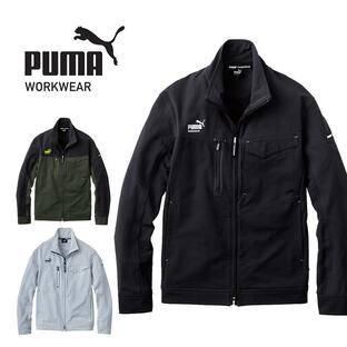 プーマ ワークウェア 作業ウェアPUMAワークジャケット PW-3021A ストレッチ 作業服 作業着 ブルゾン PUMA WORKWEARの画像