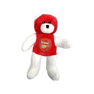 アーセナル フットボールクラブ Arsenal FC オフィシャル商品 ソリッド テディーベア くま ぬいぐるみ BS2205 (ホワの画像
