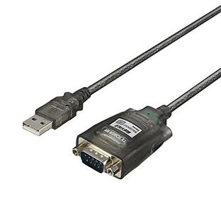 バッファロー USBシリアル変換ケーブル ブラックスケルトン 1m BSUSRC0710BS/Nの画像
