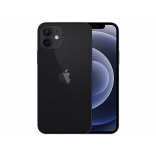 【国内版SIMフリー・未開封】アップル Apple iPhone12 64GB ブラック 白ロム SIMロック解除済品 スマホ 本体 5G対応の画像