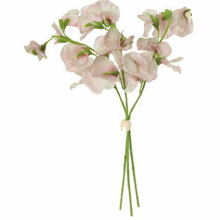 【造花】YDM/エレナスイートピーバンチ グレー/FS-7956GRY【01】【取寄】 造花（アーティフィシャルフラワー） 造花 花材「さ行」 スイトピーの画像