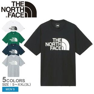 SALE （ゆうパケット可） ザ ノースフェイス 半袖Tシャツ メンズ ショートスリーブカラードームティー THE NORTH FACE NT32450 ホワイト 白 ブラック 黒の画像