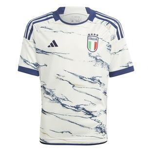 【adidas アディダス】ジュニア 2023 イタリア代表 アウェイ レプリカユニフォーム MIL69/HS9885 サッカー スタジアムシャツ ナショナル レアルスポーツの画像