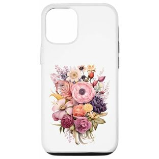 iPhone 14 素敵なバラの花とバラの恋人たち バラの花束 スマホケースの画像