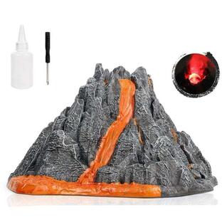 噴火する火山模型おもちゃ 火山科学キット 学習資源 リアルな恐竜 子供用 (火山)の画像