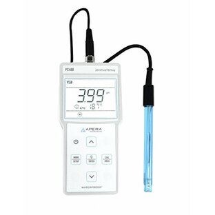 アペラインスツルメンツ PC400 ポータブルpH/EC(導電率)/TDS/温度 多項目水質測定器 マルチテスター pHメーター 校正標準液六種類付属 環境観測の画像