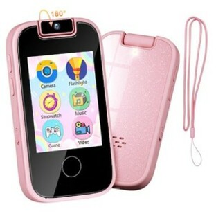 PTHTECHUS? 子供 スマートフォン 赤ちゃんの携帯電話 おもちゃ, 子供用スマートフォン、子供向けKIDS PHONE 知育おもちゃ 2.8インチ 幼児の画像