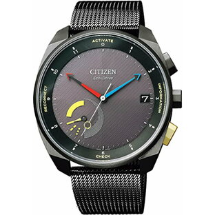 シチズン 腕時計 エコ ドライブ 光発電スマートウォッチ Eco-Drive Riiiver BZ7005-74E メンズ ブラックの画像