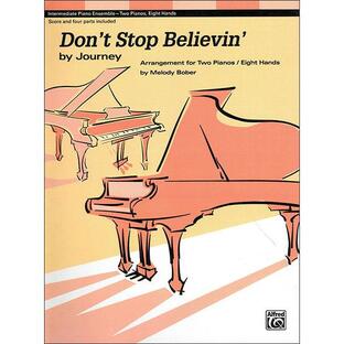 楽譜 ジャーニー／ドント・ストップ・ビリーヴィン（40156／2台ピアノ8手／輸入楽譜（Ｔ））の画像