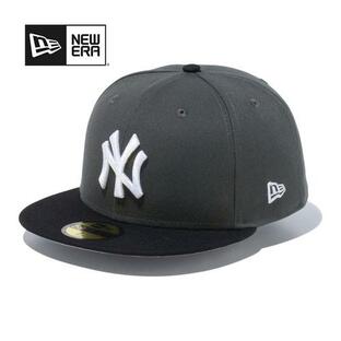 ニューエラ NEW ERA 59FIFTY Shadow ニューヨーク・ヤンキース 14109882 ダークグラファイト/ブラック メンズ レディース 2024春夏モデル 帽子 キャップ MLBの画像