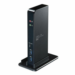サンワサプライ タブレットスタンド付き4K対応USB3.1ドッキングステーション USB-CVDK4の画像