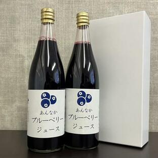 ふるさと納税 安中市 ブルーベリージュース720ml×2セットの画像