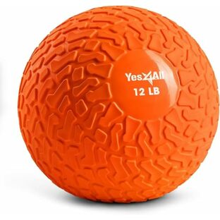 イエスフォーオール(Yes4All) スラムボール/メディシンボール オレンジ 筋力トレーニング、HIITワークアウト用 オレンジ 5.4kg 【日本正規輸入品】 YRHJの画像